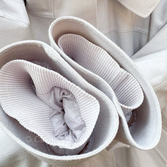 Lululemon Roam Far Wool 3-in-1‎ Jacket Size 8 Heathered Light Chrome - Picture 6 of 17